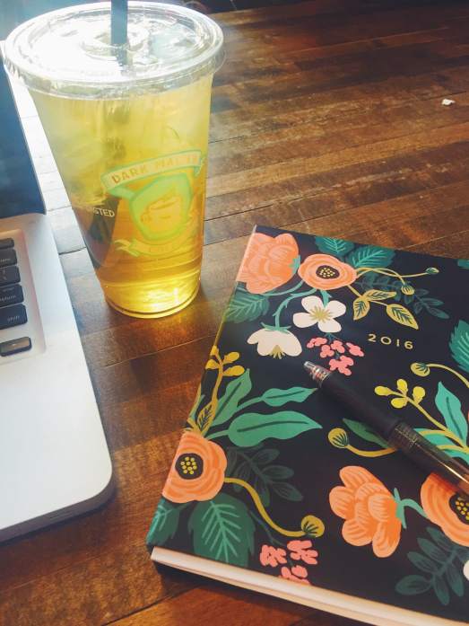 Tea and planner